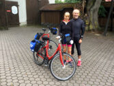 cyclists on the Danube cycle path